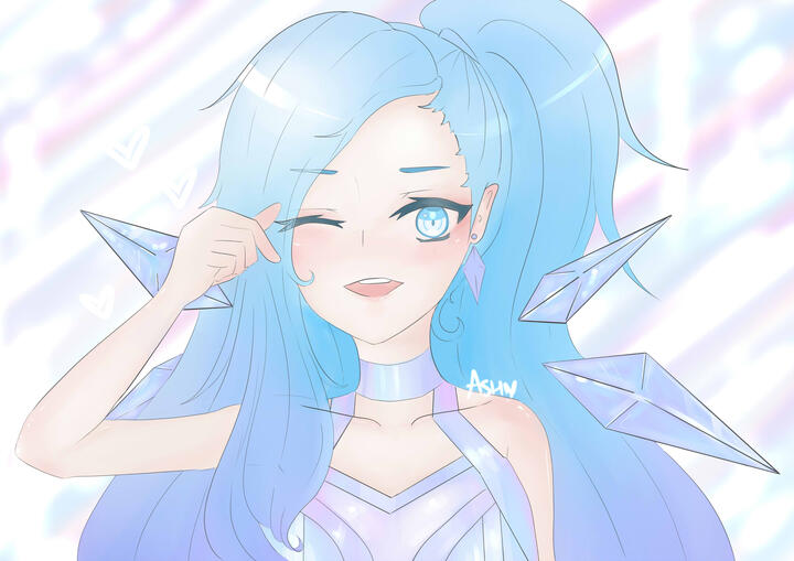 Seraphine (KDA) anime